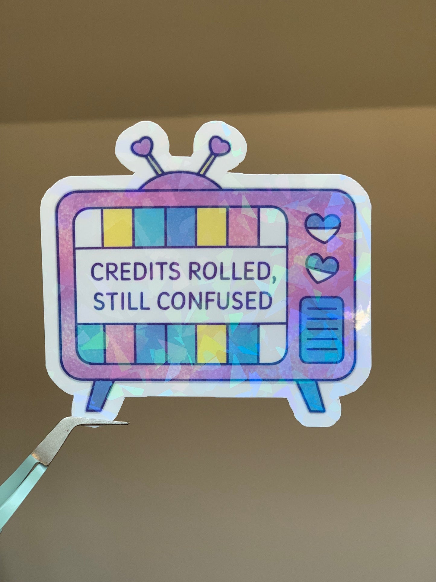 Credits Rolled, Still Confused Sticker