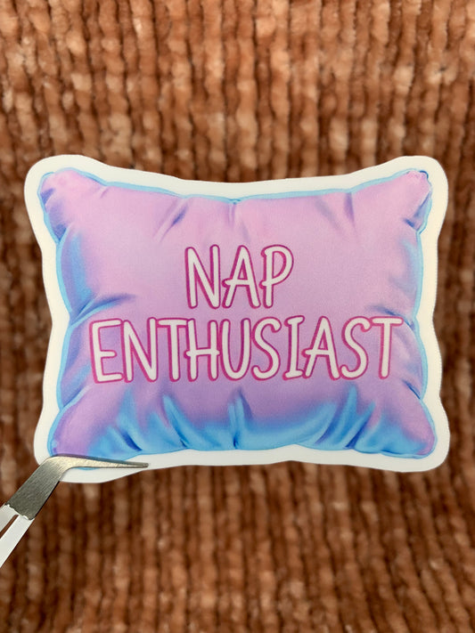 Nap Enthusiast sticker