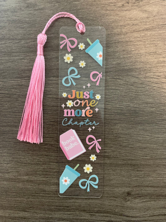 Just One More Chapter Book Babe Coquette Bookmark
