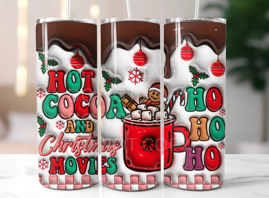 Hot Cocoa Christmas Tumbler