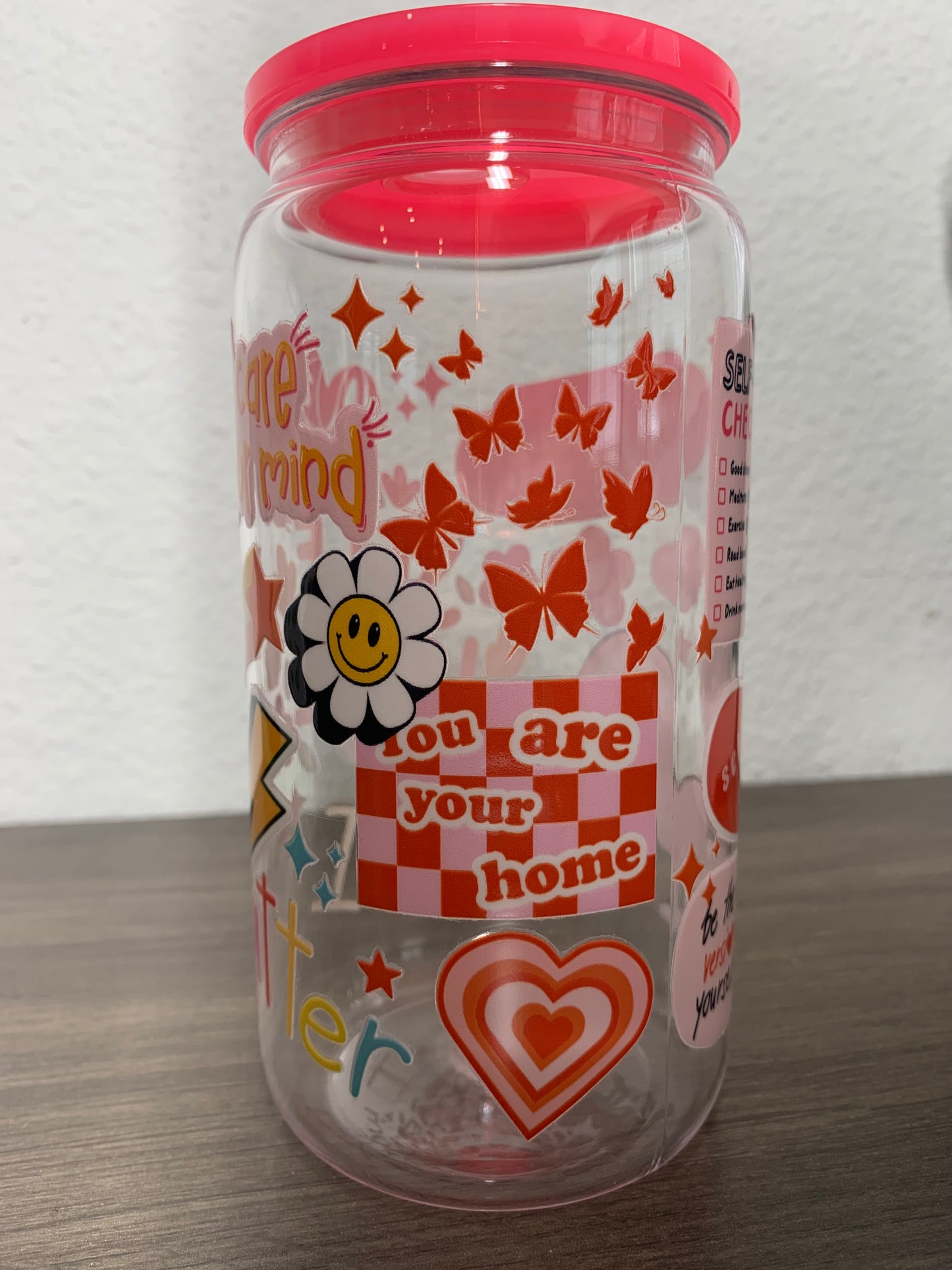 Self Love Plastic Cup