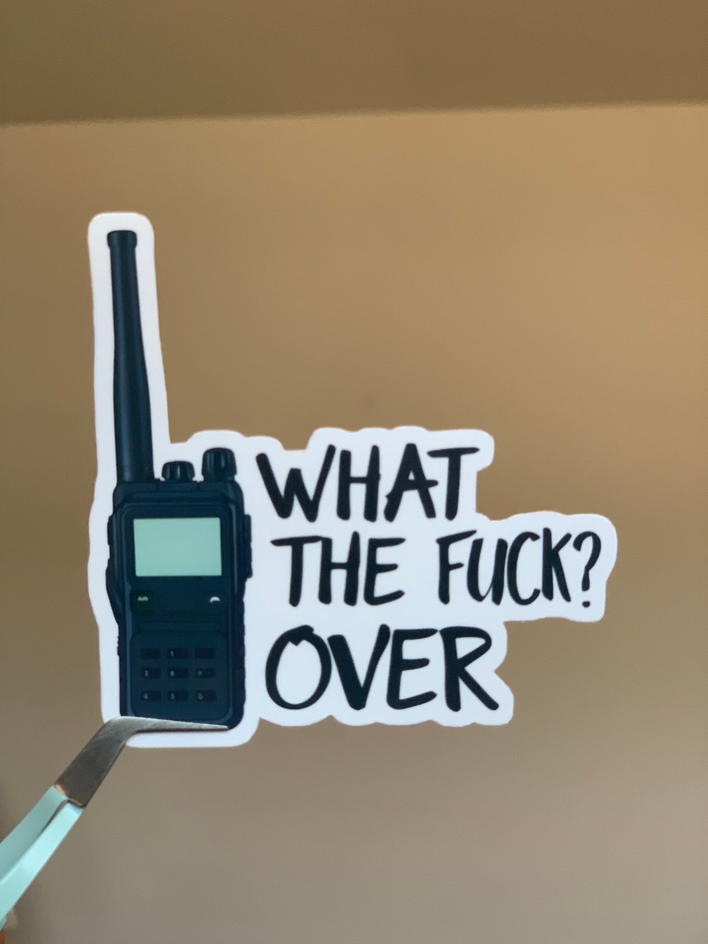 What the f*ck? Over Sticker