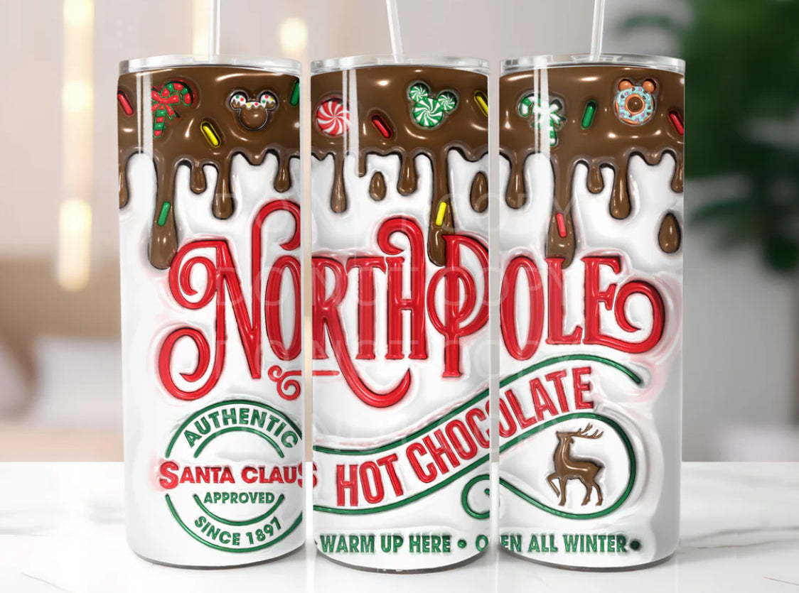 North Pole Hot Chocolate Tumbler