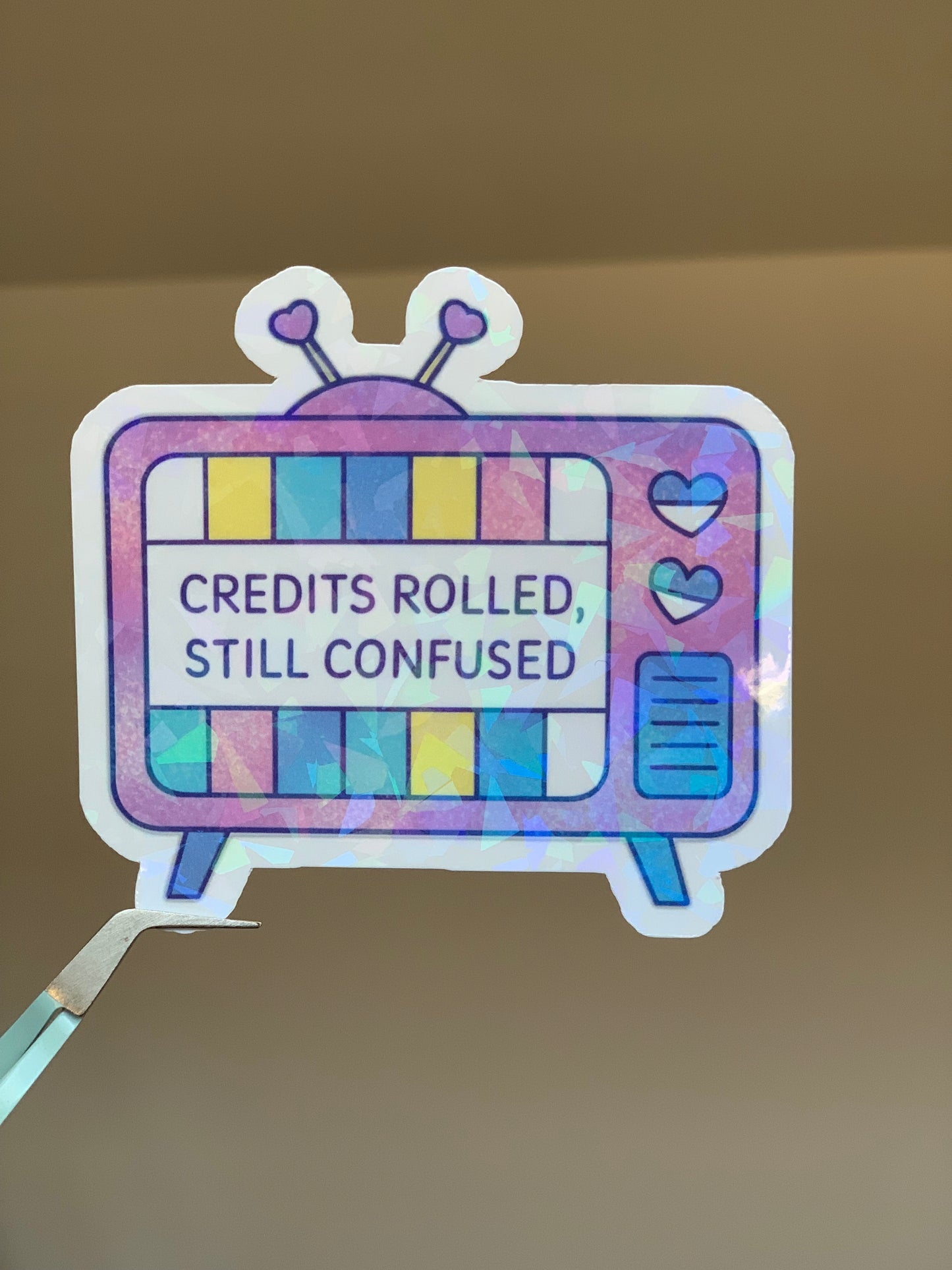 Credits Rolled, Still Confused Sticker