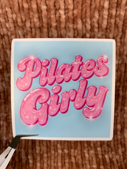 Pilates Girly Sticker