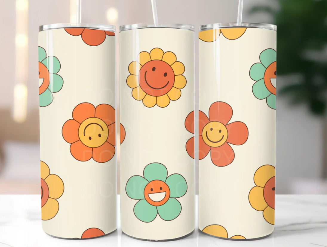 Flowers with Smiles Tumbler