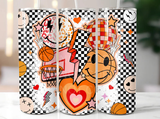 Retro Basketball Tumbler