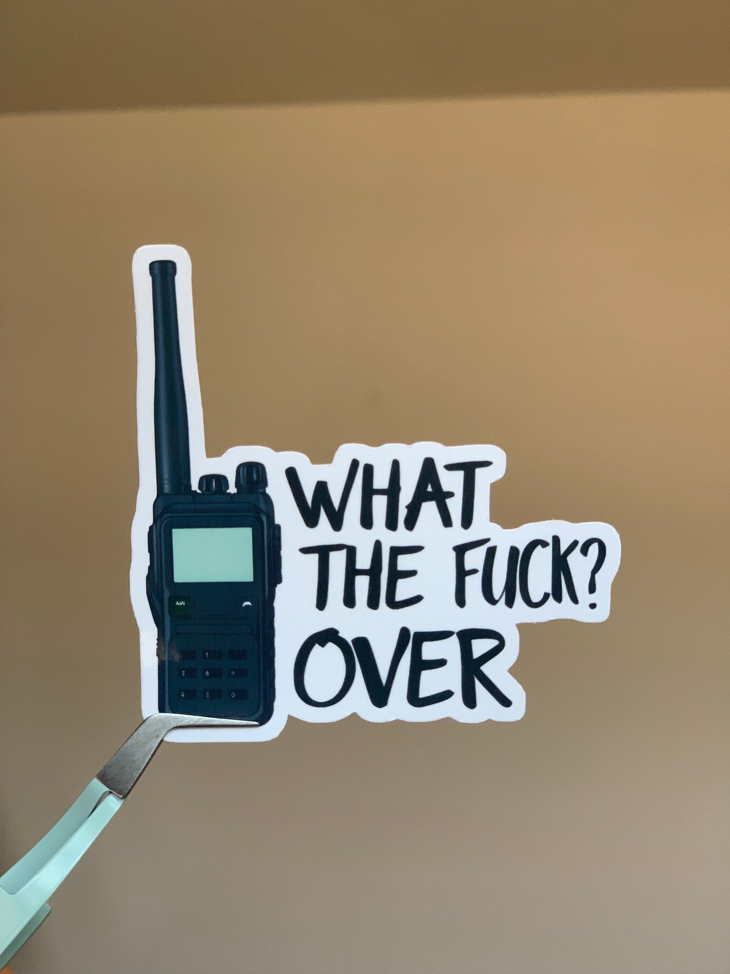 What the f*ck? Over Sticker